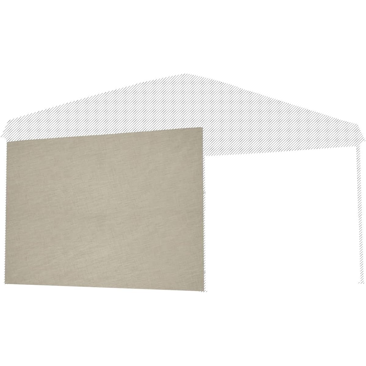 FIELDOOR Easy to assemble!! One-touch tarp tent G03 Steel frame 3.0m [T/C Khaki] Polycotton Wind ventilation Highly water resistant