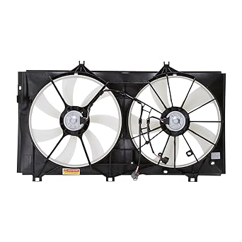 TYC 621300 Cooling Fan ASemburi 2007-2011 Compatible with Toyota Kamuri Black