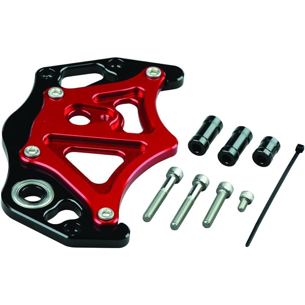 POSH Motorcycle Supplies Sprocket Cover with Clutch Piston Base Ninja250 ABS/Z250 Black 134201-06