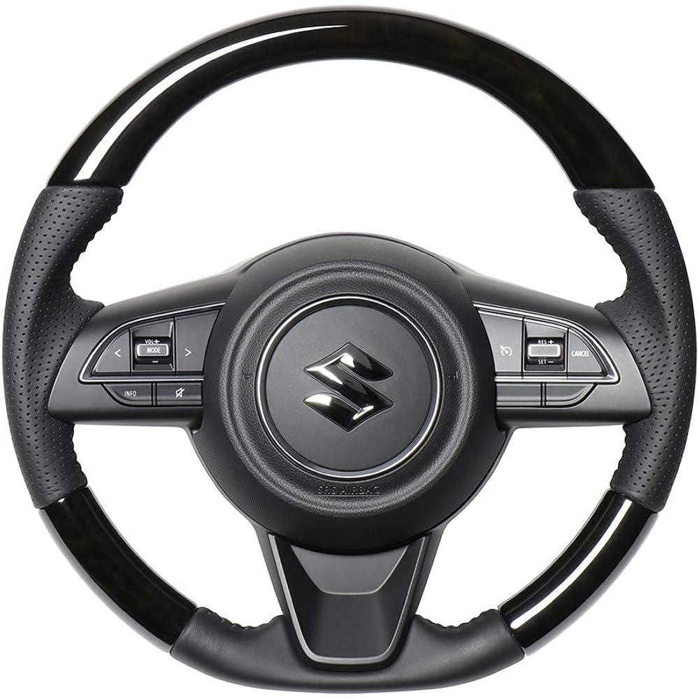 REAL Steering [Jimny (JB64W)/Jimny Sierra (JB74W)] Blackwood SZB-BKW-BK