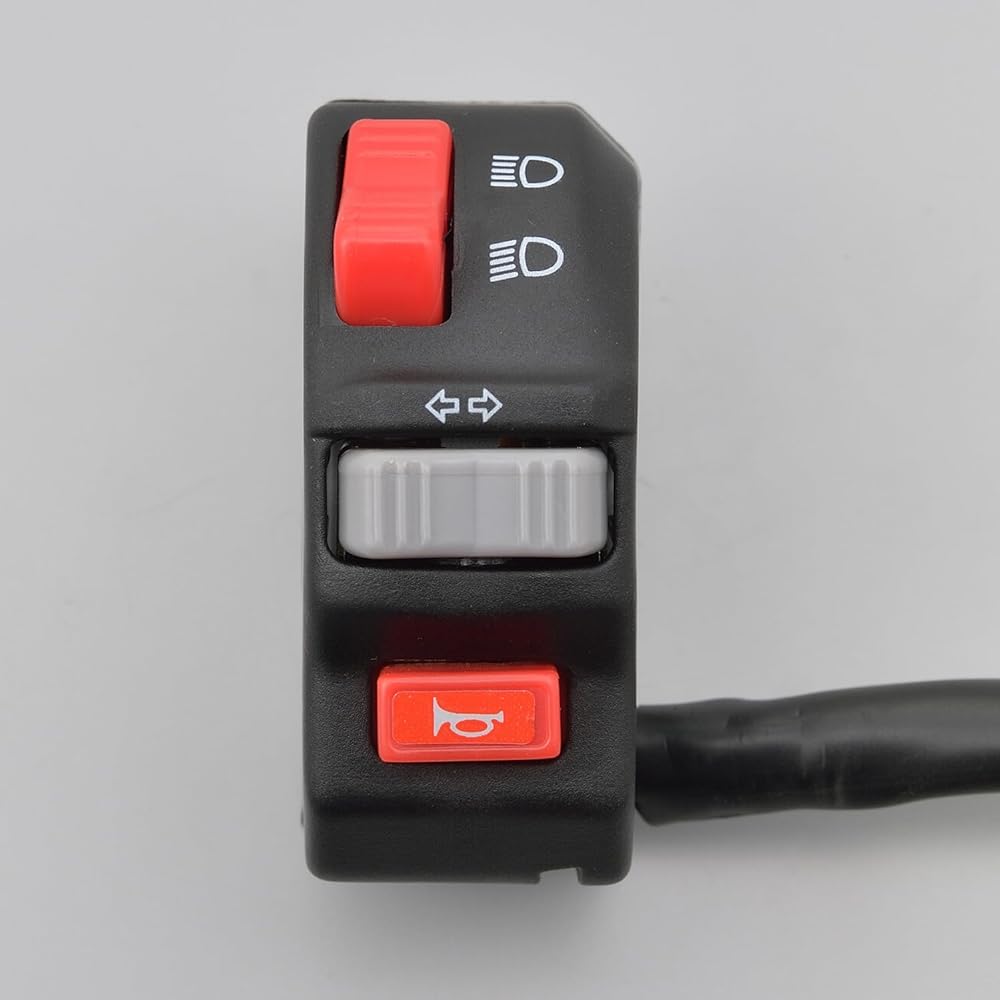 Daytona Motorcycle Collective Switch φ22.2 Handle Clamp Left Side Only (Hi-Low Switch/Blinker Switch/Horn Switch) 70194