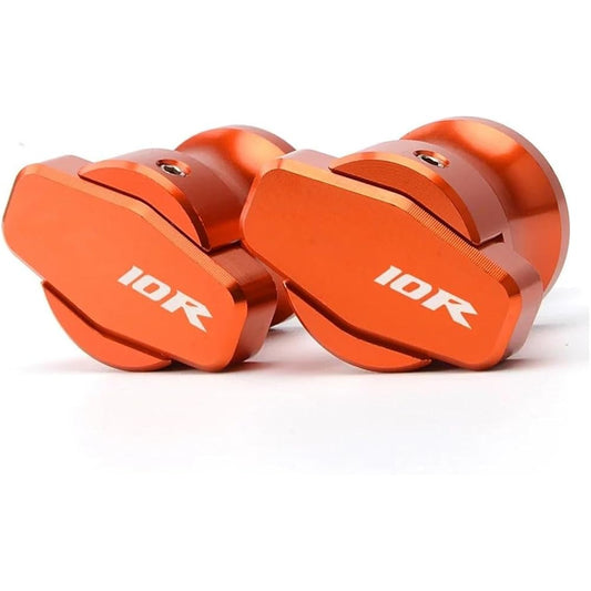 Motorcycle Swing Arm Spool 8mm 10mm Motorcycle Swing Arm Spool Slider For ZX-10R Zx10r 2004-2016 2017 (Color: Orange, Size: M8)