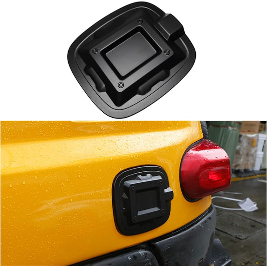 Car Gas Cap Fuel Cover for Toyota FJ Cruiser 2007-2021 2022 Black Oil Tank Trim Add-on