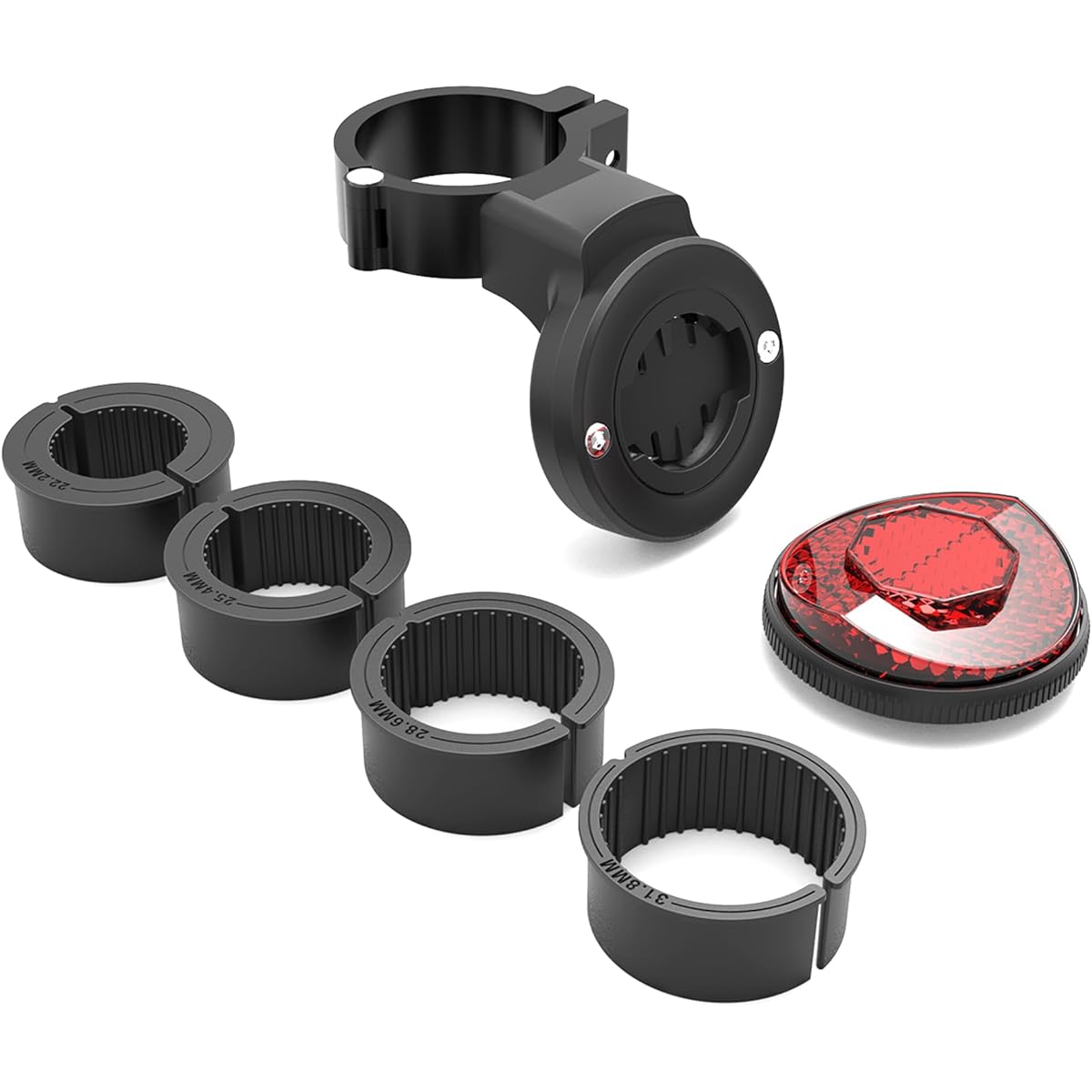 AirTag Case Bicycle Hidden Seatpost Mount Anti-Theft Air Tag GPS Tracker Bike Reflector Holder for Mountain Bike, Electric Bike, Scooter