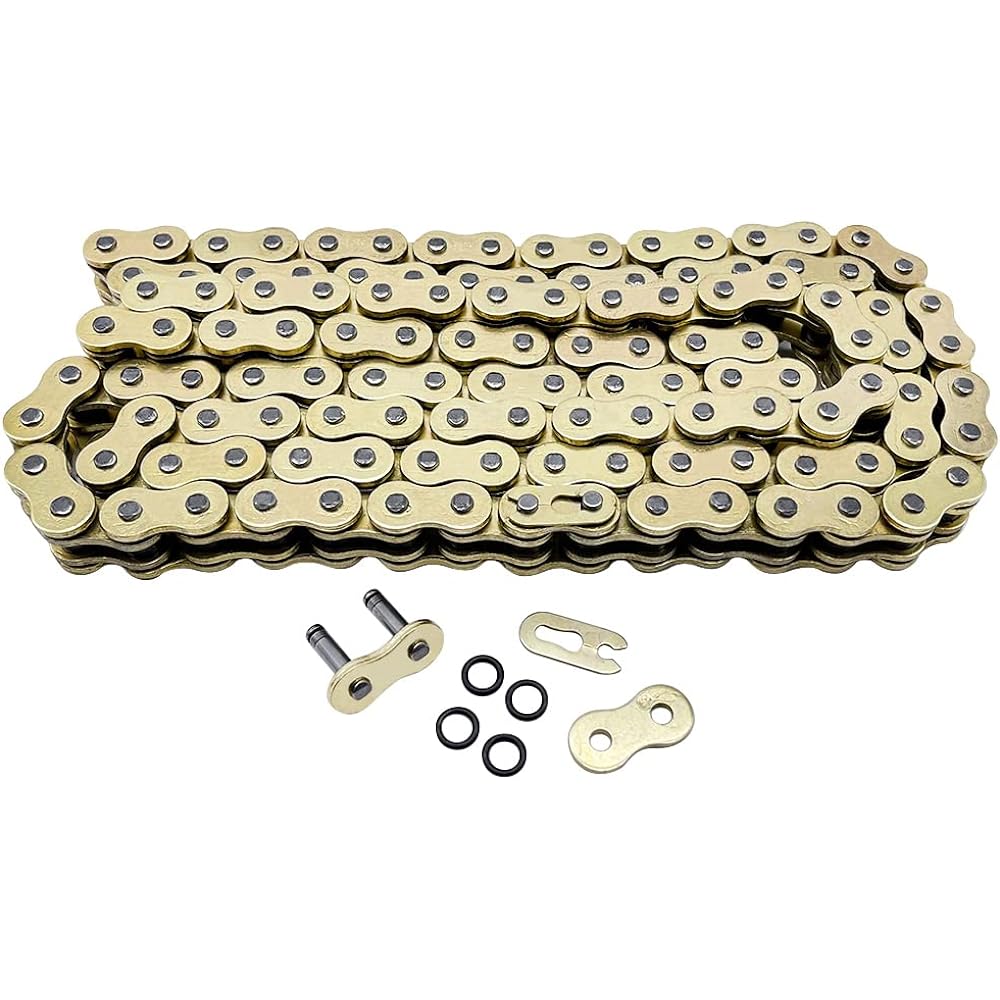 JINFANNIBI 525 Drive Chain 120 Link O Ring Master Link Motorby ATV UTV