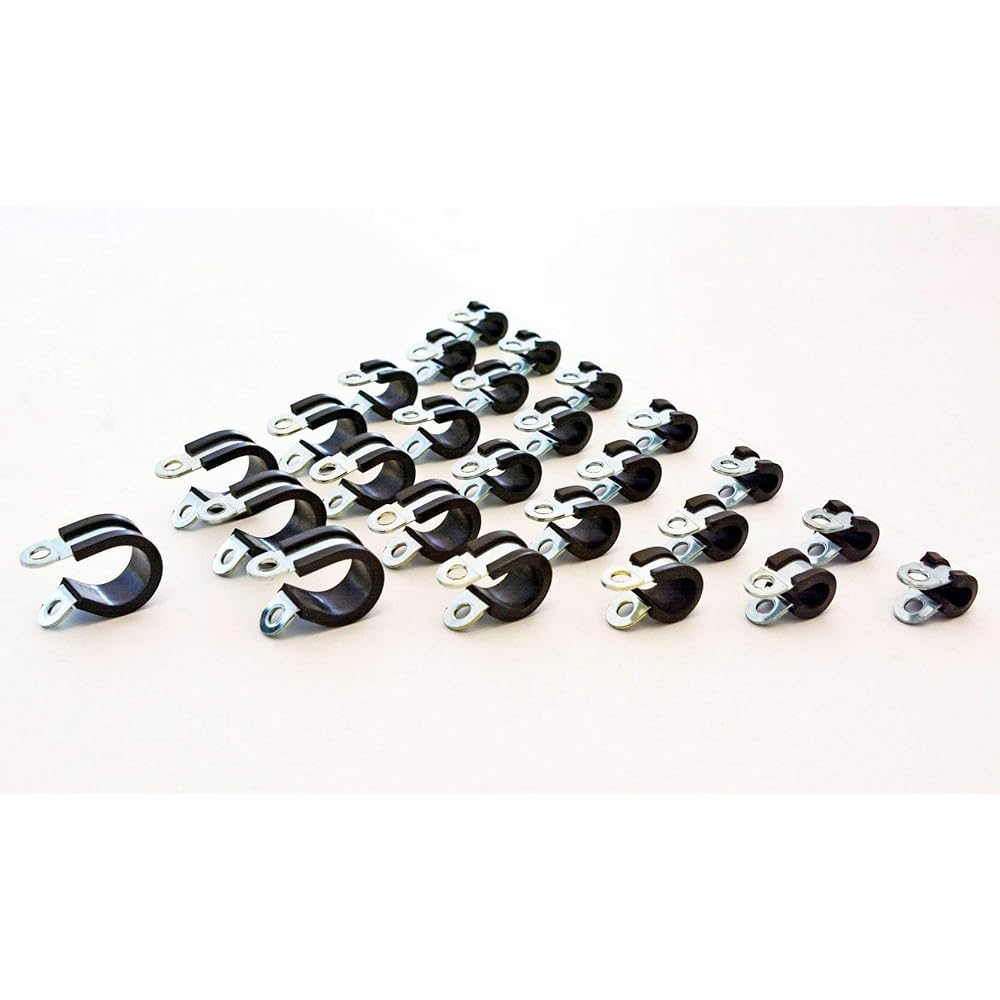 SWORDFISH 32290 Rubber Insident Adel Clamp Assorted 42 pieces