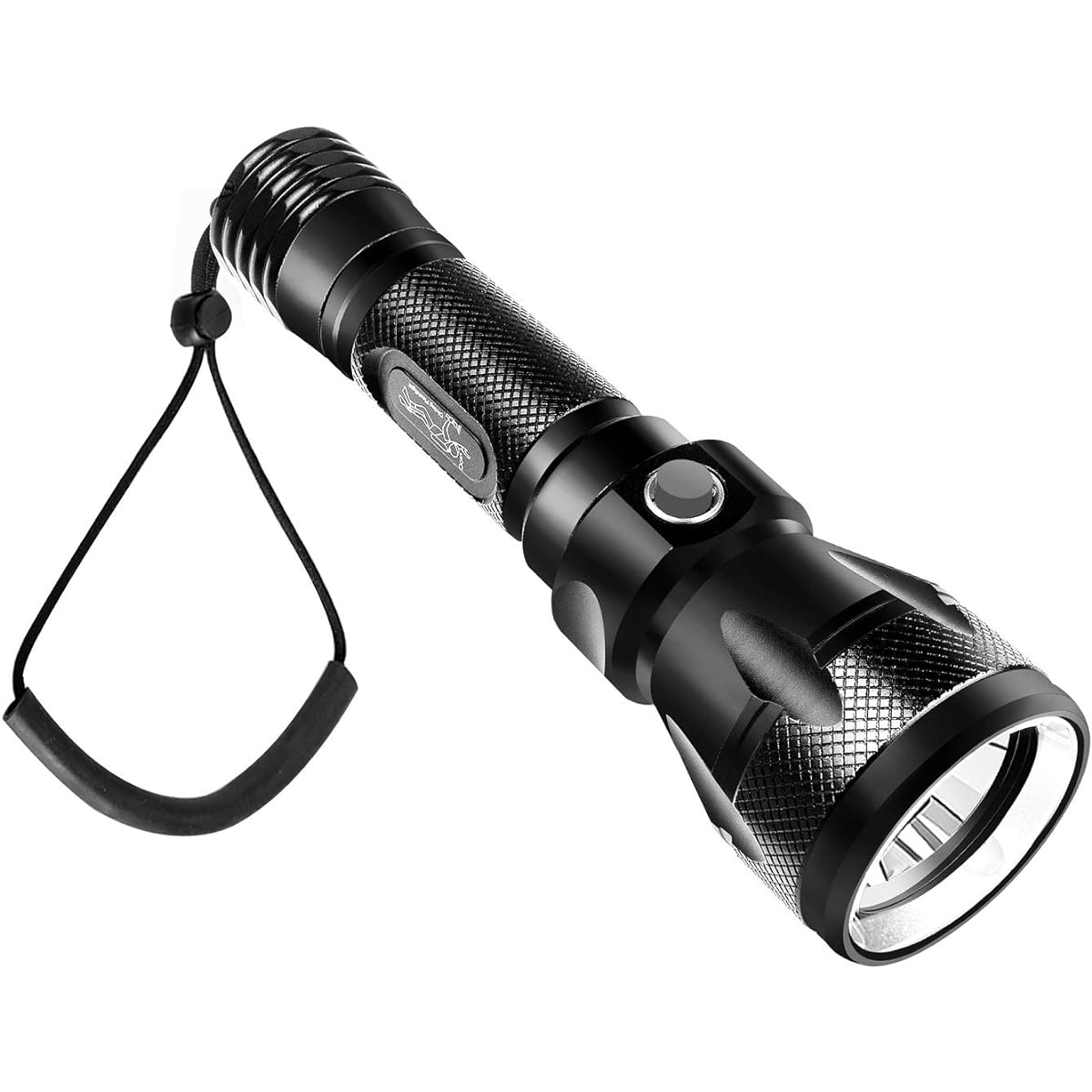 BlueFire Underwater Flashlight L2 High Brightness LED Diving Light IPX8 Strong Waterproof Underwater Light 100M Underwater Light Diver 18mm*65mm Battery Compatible 1200 Lumens Suitable for Disaster Prevention/Climbing/Fishing/Night Work/Camping/Etc. Eart
