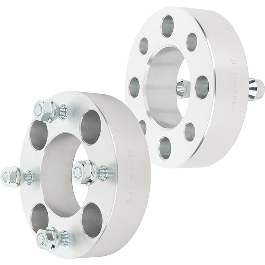 (Roar) RONAR 2 Piece 1.5 Inch 38mm Thickness 4x110 with 10x1.25 Stud Wheel Spacer Compatible with 2000-2006 Honda Rancher 350 Silver 802168-5231-1550205521
