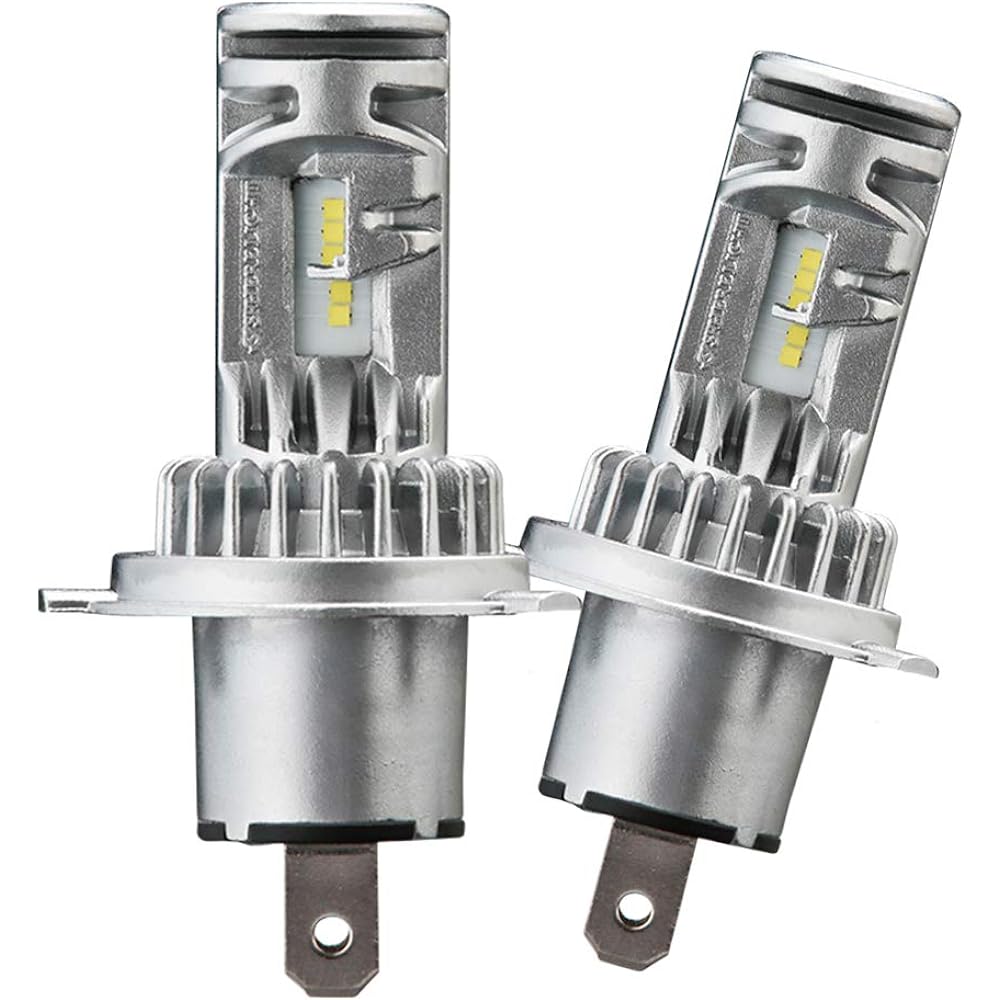 Sphere Light Made in Japan Car LED Headlight RIZINGα H4 6000K Vehicle Inspection Compatible 3600lm Manufacturer Noise Measured