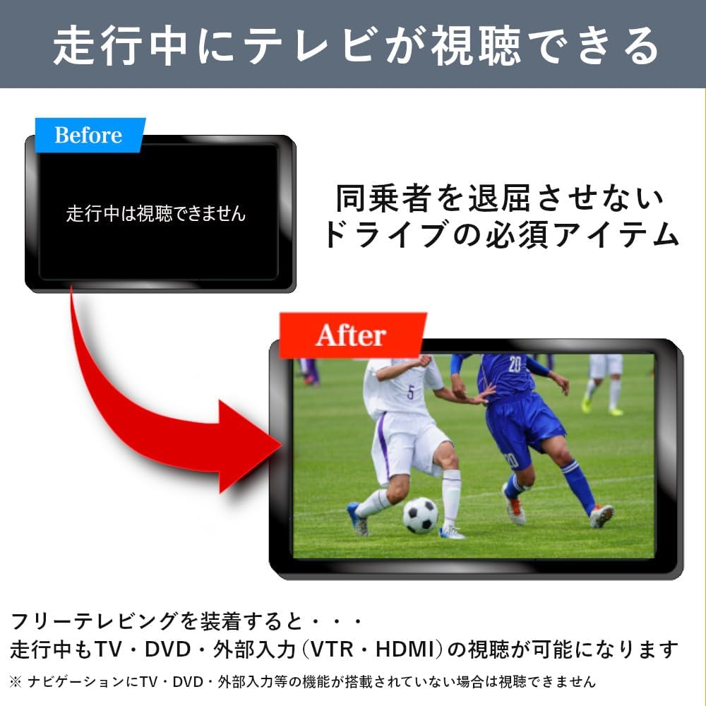 Fuji Electric Industry Blue Control CTN-104 Free TVing (Auto Type) FreeTVing You can watch TV while driving! Compatible with Toyota A201A 210A Rise A202A Rise Hybrid
