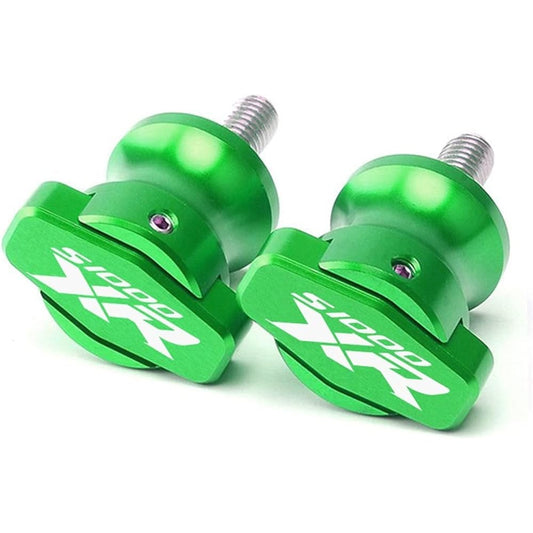 DOOREX Motorcycle CNC Frame Stand Screw Swingarm Spool Slider 8mm BMW S1000R S1000XR S1000RR HP4 S1000 R XR RR 2015-2020 Swingarm Slider Spool (Size : S1000XR Green)
