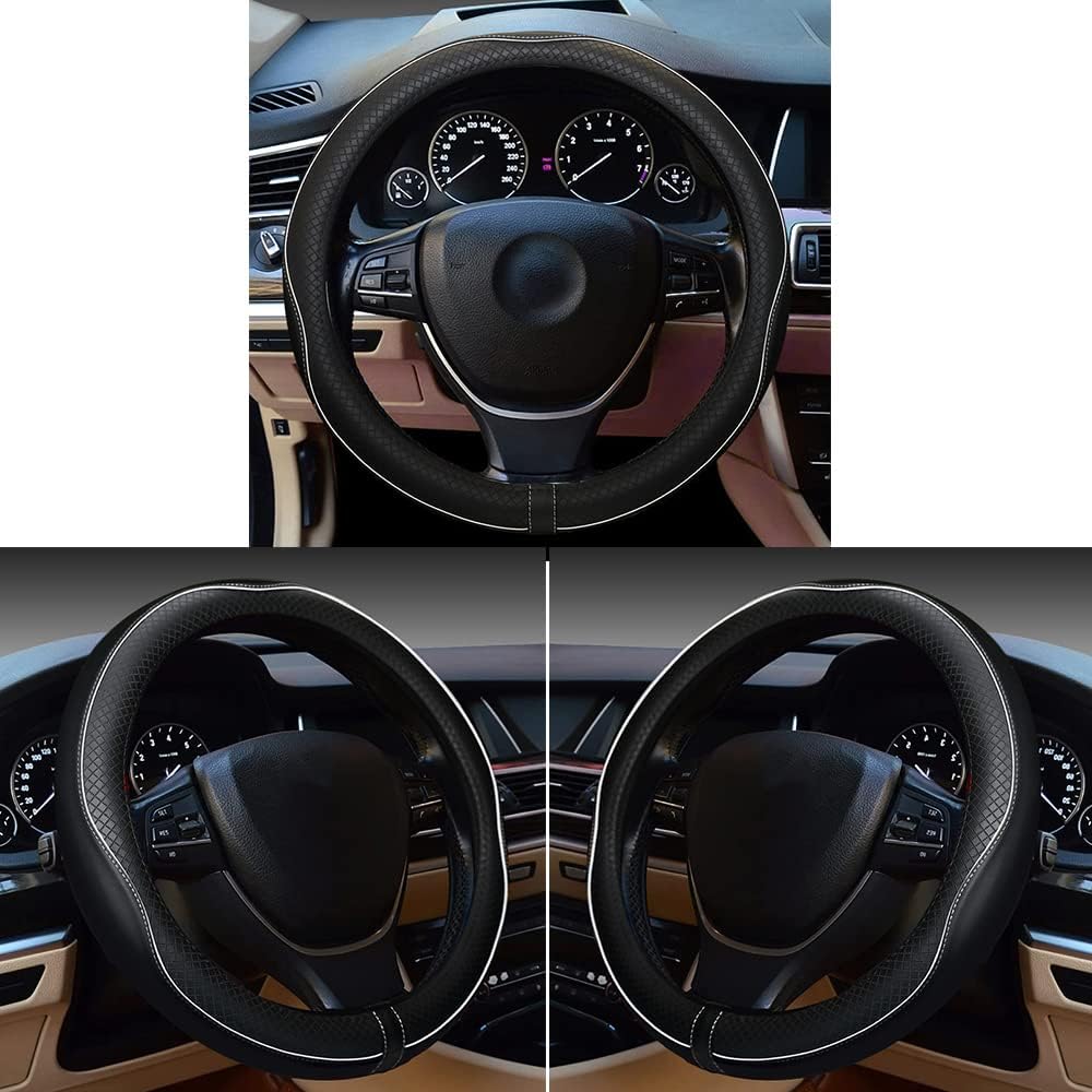 GOMASS Handle Cover Slipping Soft Soft Soft Soft Breathable Rurable Rurable Thick Full Sound Sports Style (Black and White Line)