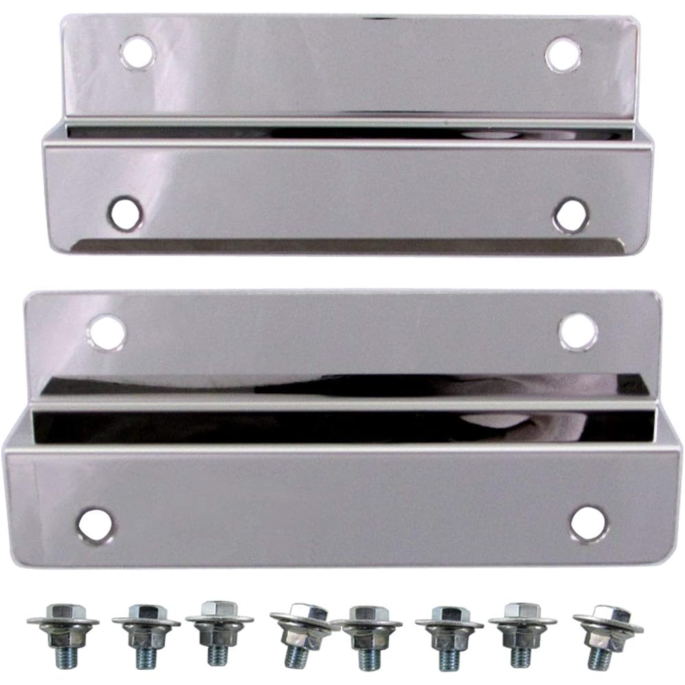 BRIGHTZ Hijet Truck S500P S510P Super Mirror Stainless Plating Rear Mud Flap Extension Stay 2PC [REA-ETC-MID-008] S500 S510 S 500 510 Hijet Truck