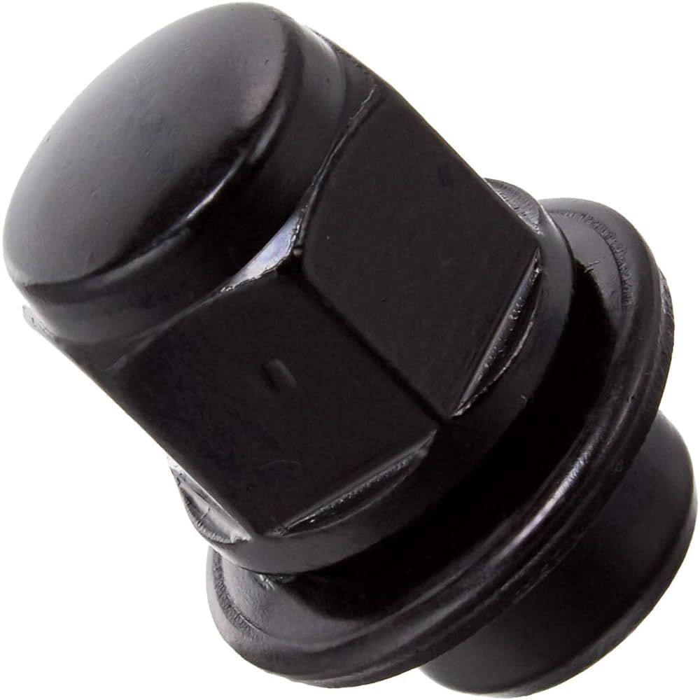 KYO-EI (Kyoei Sangyo) Toyota genuine flat aluminum wheel dedicated mag type nut 21HEX M12 x P1.5 Black 20 pieces T201B-20P