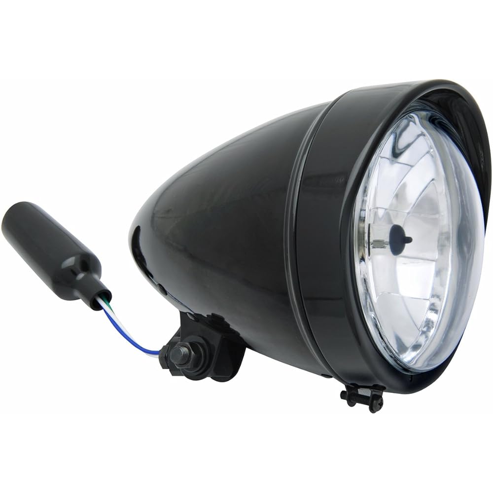 Motorcycle Headlight H4 5.5inch Baetlite Crystal Long BK 27565