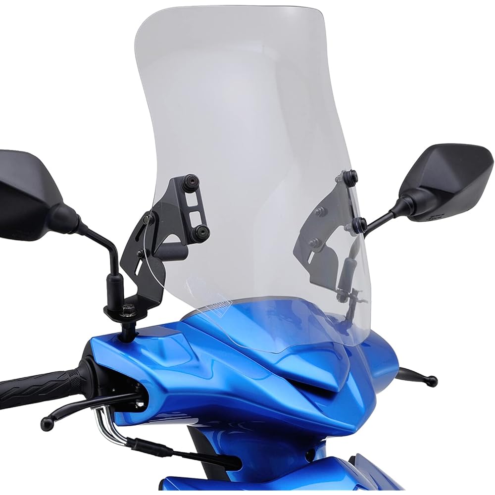 Daytona Motorcycle Screen with Clamp Bar Swish (18-20) Windshield RS Series Long Clear 99193