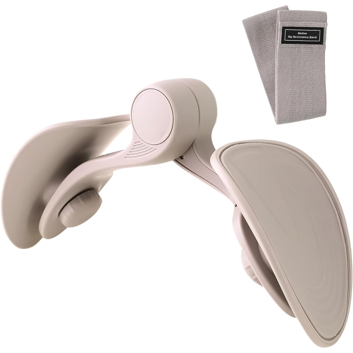 créer Adductor Muscle Training [Exercise Band Included] Pelvic Floor Muscle Thigh Muscle Training Hip Stretching Equipment / 360 Degree Rotating Pad Load 12kg