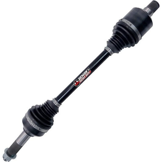 Demon Powersports Rear Right Heavy Duty Axle (2006-21) Can Am Outlander/Renegade 4340 Chromoly Steel Dual Heat Treated High Strength Wide Angle Molybdenum Grease Precision