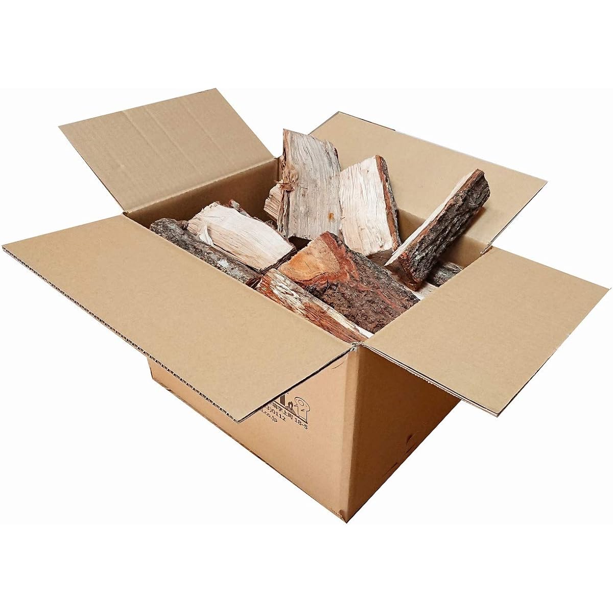 Length 17.5cm "Short" hardwood firewood [Suzutomo Forestry] (Capacity approx. 28L [Weight around 12kg])