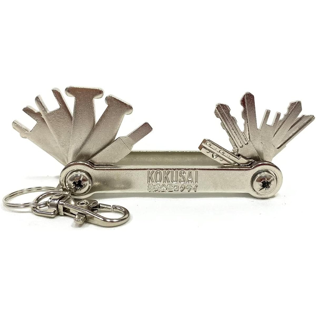Kokusai Multi-key 13+ for switchboards/distribution boards Compatible with 13 types Hanging ring + carabiner/eggplant included BMK-13+