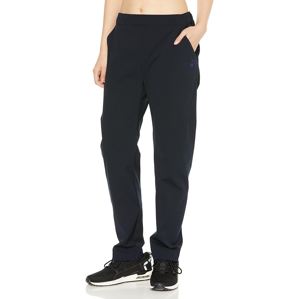 [Le Coq Sportif] Long Pants (9/4 Length) Tapered Running Jogging Gym Sweat Absorbent Stretch UV CUT (UPF50+) Women's
