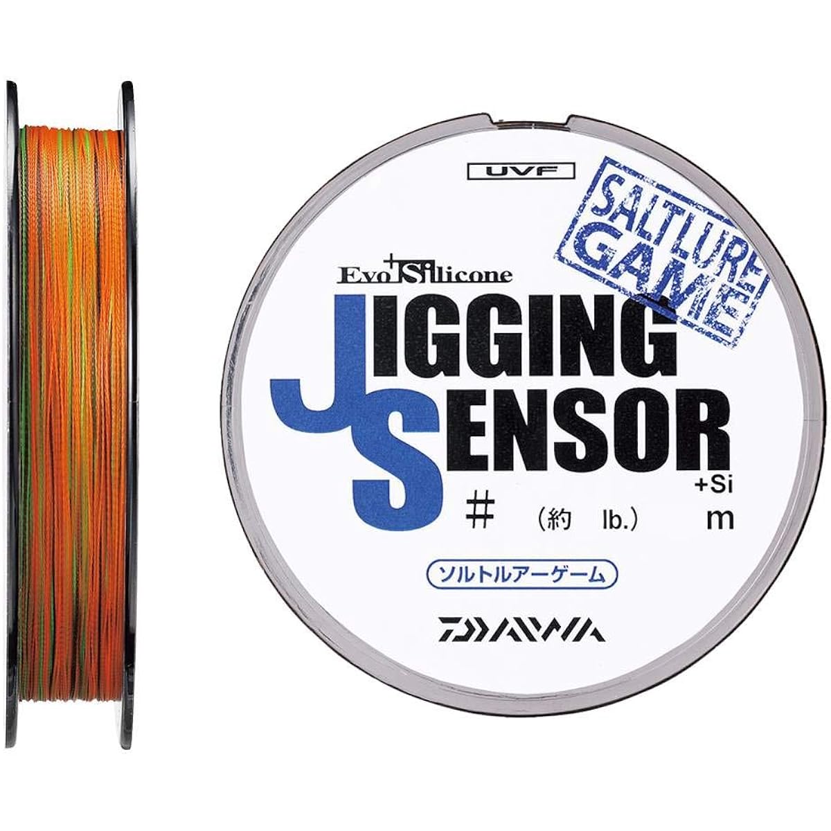 DAIWA PE Line UVF Jigging Sensor + Si 300m No. 5 62lb Multi Color