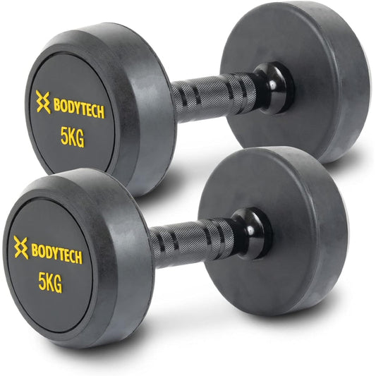 Bodytech PU Dumbbell 5kg Set of 2 dumbell dumbbell Dumbbell Set Iron Array Training Muscle Training BTS22CM020