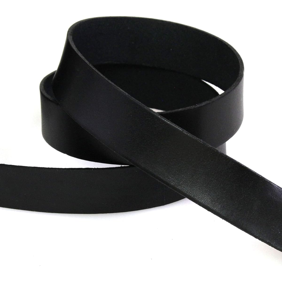 Nippon Chuko Genuine Leather Tanned Leather Tape 25mm Width x 5m Sold Cut Col.7 Black MTLS1025-7-5M Craft Leather Craft Leather Tape