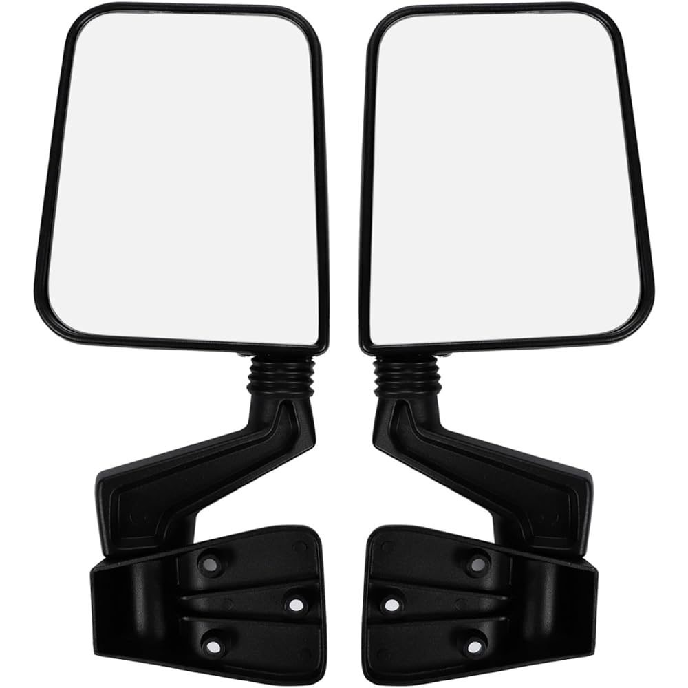 YJ/TJ Wrangler/Wrangler Jeep/Jeep Compatible Side Mirror Door Mirror Black C/E/M/H/P/S/T 1/P/S Window Rearview Mirror Easy Installation Replacement Repair Customization Left and Right Set