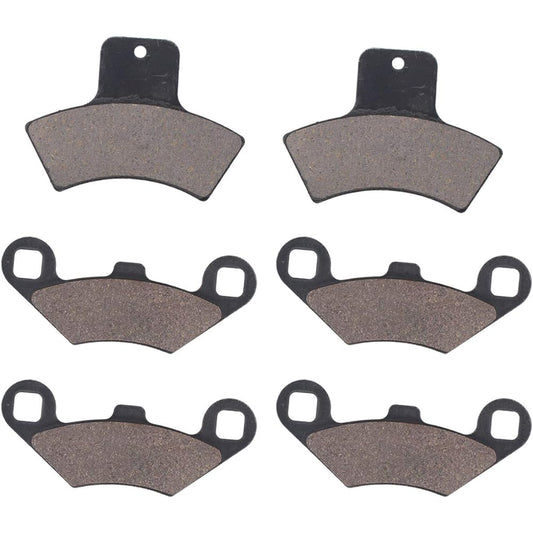 MOTOKU Front & Rear Brake Pads for Polaris Sportsman 500 4x4 HO Scrambler 400 Trail Blazer 250