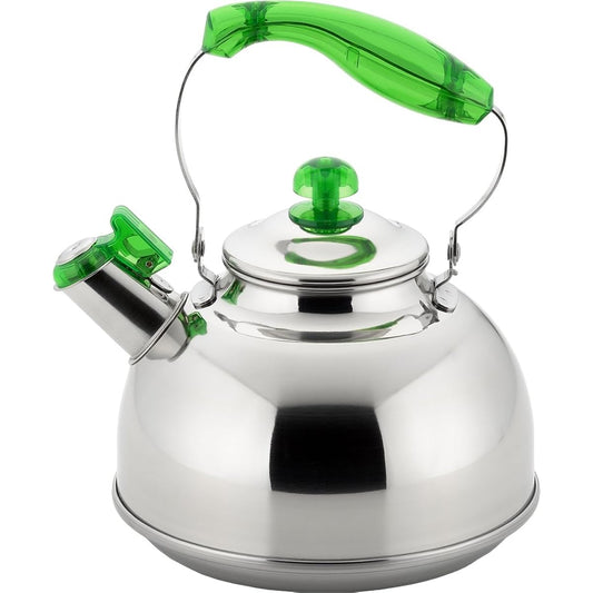 Nudie Whistling Kettle 2.5L IH Compatible Green Made in Japan 1214923