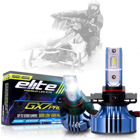 High Power LED Headlight H4 Bulb Light Compatible with Yamaha Viper Venture Vector 2014-2018