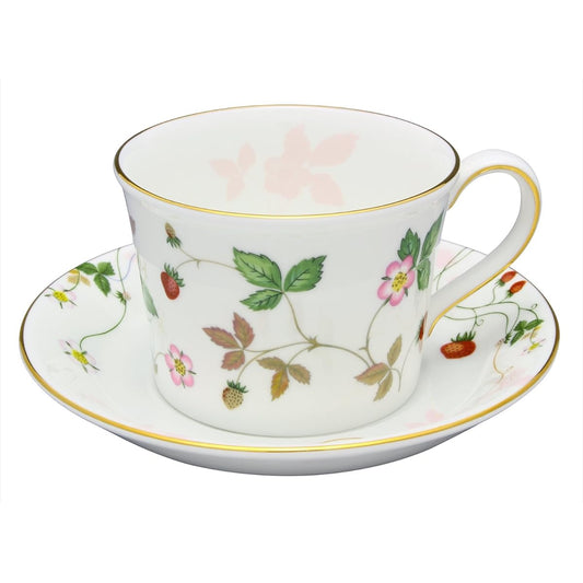 [Regular Imported Product] Wedgwood Wild Strawberry Pastel Cup & Saucer (Delphi) Wedding Gift 1053808