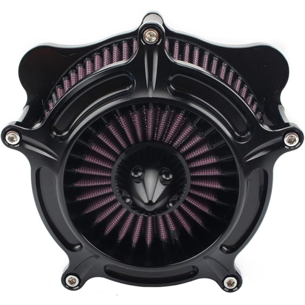 Motorcycle Breather Filter For Harley Touring Road King Street Glide Softail Dyna CVO 2008-2016 Motorcycle Air Filter CNC Turbine Air Cleaner Intake Filter