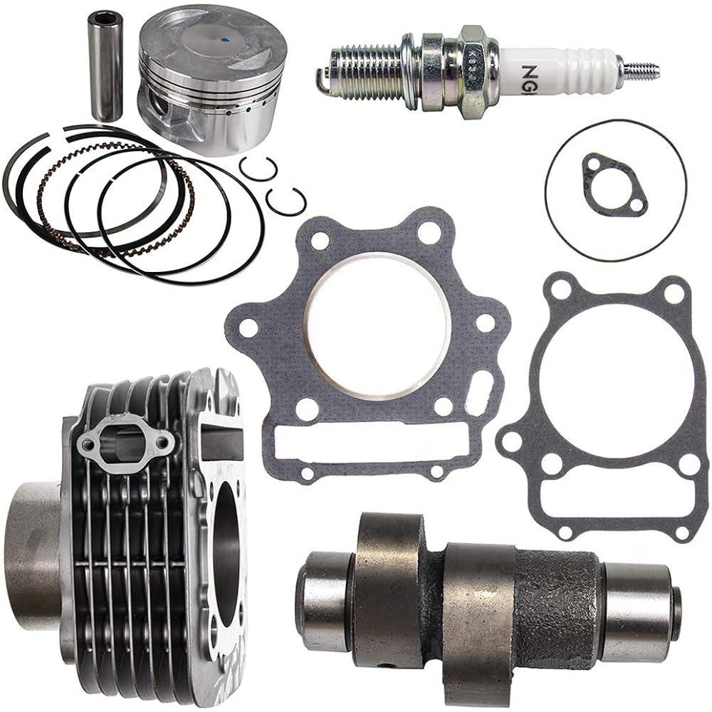 NICHE Cylinder Piston Gasket Camshaft Kit for Yamaha Warrior Big Bear Bruin Raptor 350 1YW-11631-01-Y0