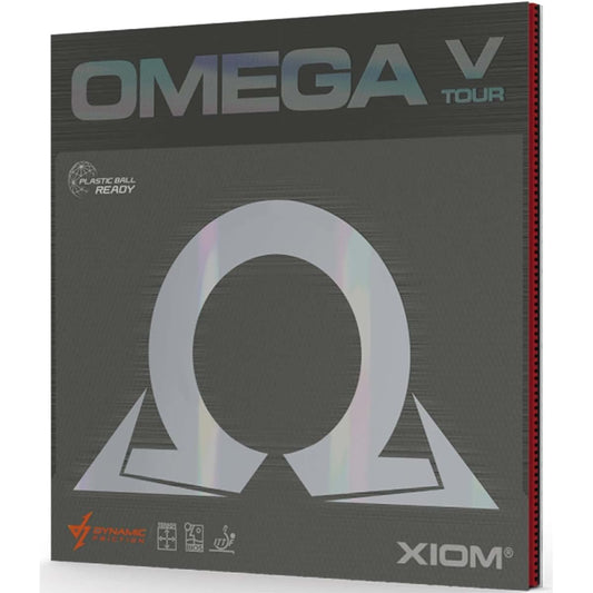 XIOM Table Tennis Rubber Back Soft Omega 5 Tour DF 10211