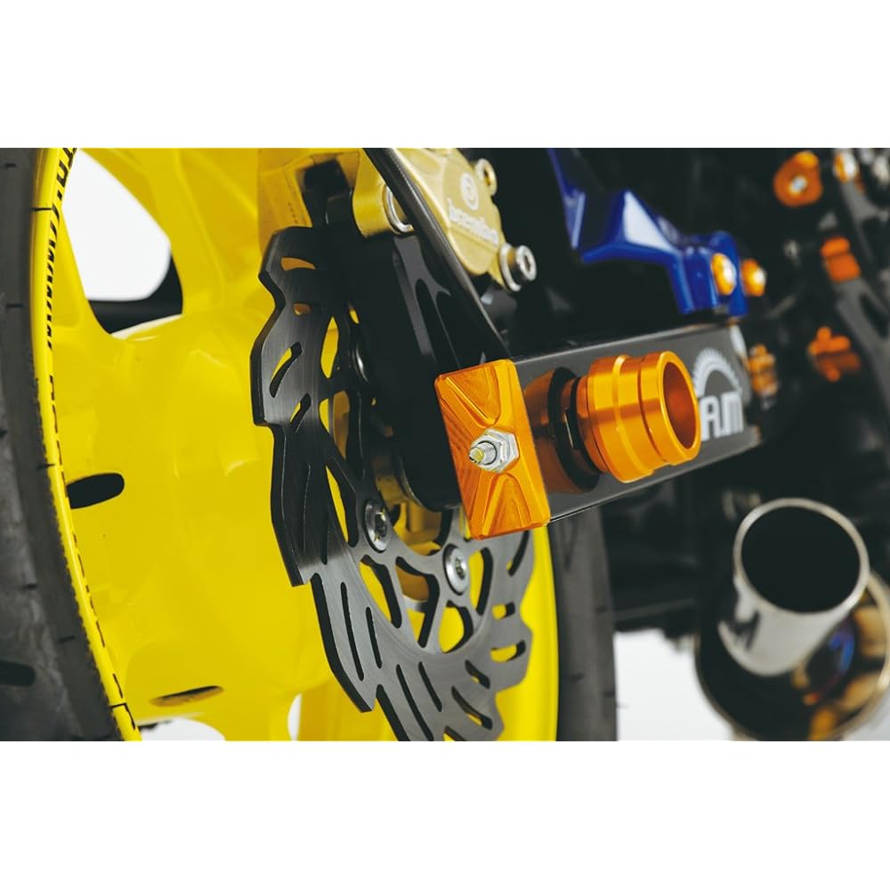 POSH Motorcycle Supplies Chain Adjuster Honda 2013-2015 GROM 2013-2015 MSX125 Red 059174-02