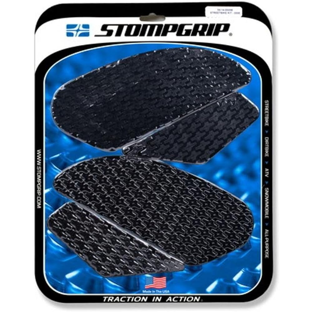 Stomp Grip Traction Pad Tank Kit Hybrid ICON YZF-R6 06-07 55-14-0005H Hybrid (Clear & Smoke)