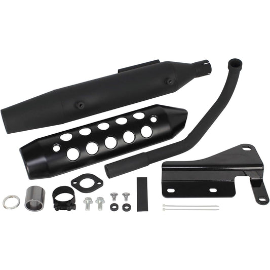 Special parts TAKEGAWA SSS muffler black protector Super Cub C125 (JA48/JA58) 04-02-0351