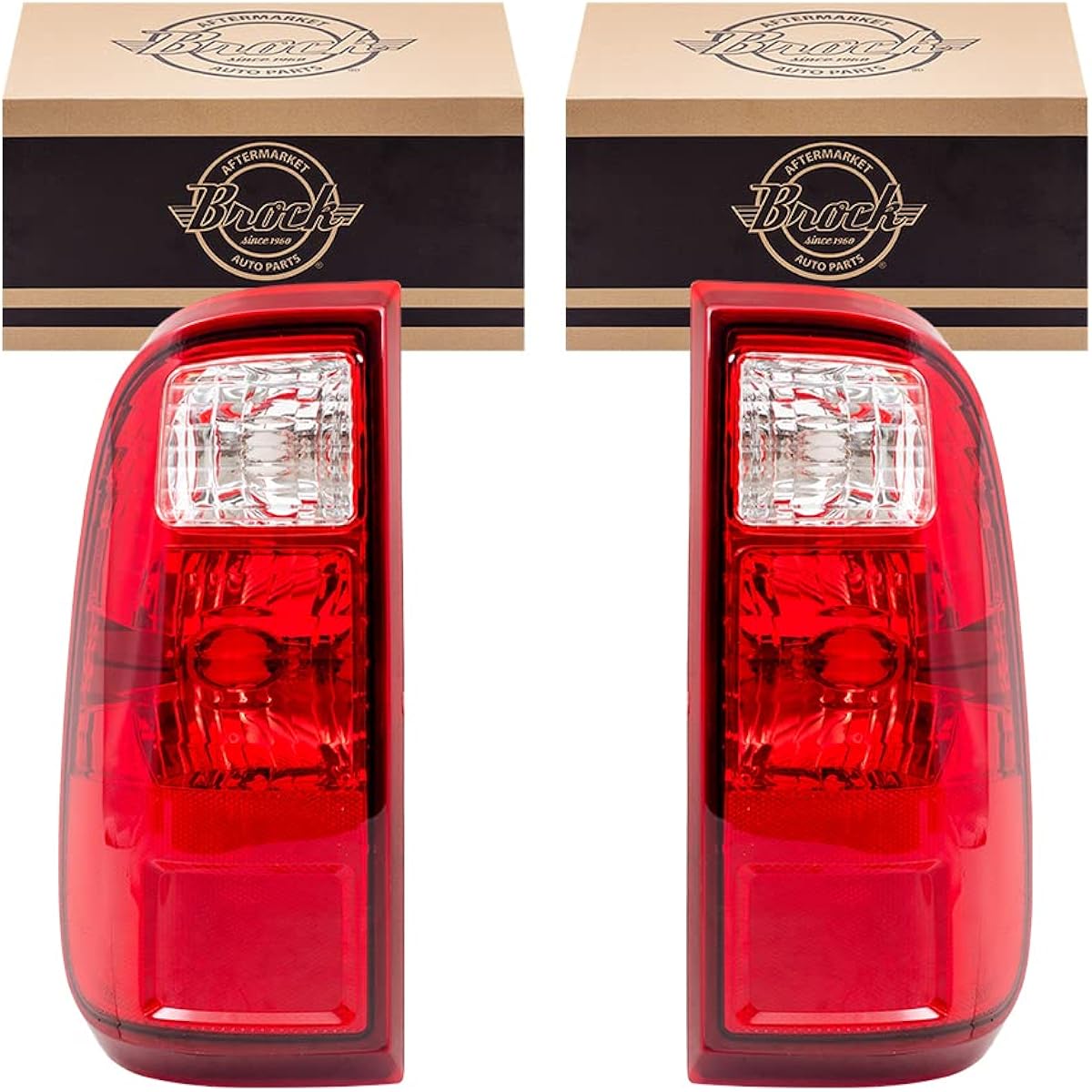 Autoandart replacement driver's seat and passenger seat tail lamp 2008-2016 F250 Super Duty Pickup Truck BC3Z13405A BC3Z13404A