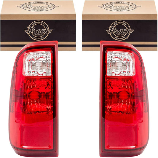Autoandart replacement driver's seat and passenger seat tail lamp 2008-2016 F250 Super Duty Pickup Truck BC3Z13405A BC3Z13404A