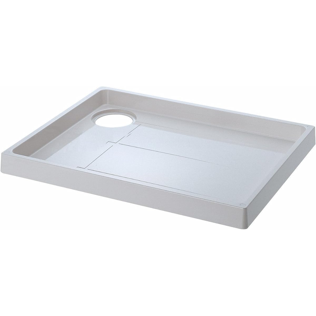 SANEI Washing Machine Pan, Hole Position Right, External Dimensions 640mm x 800mm H541-800R