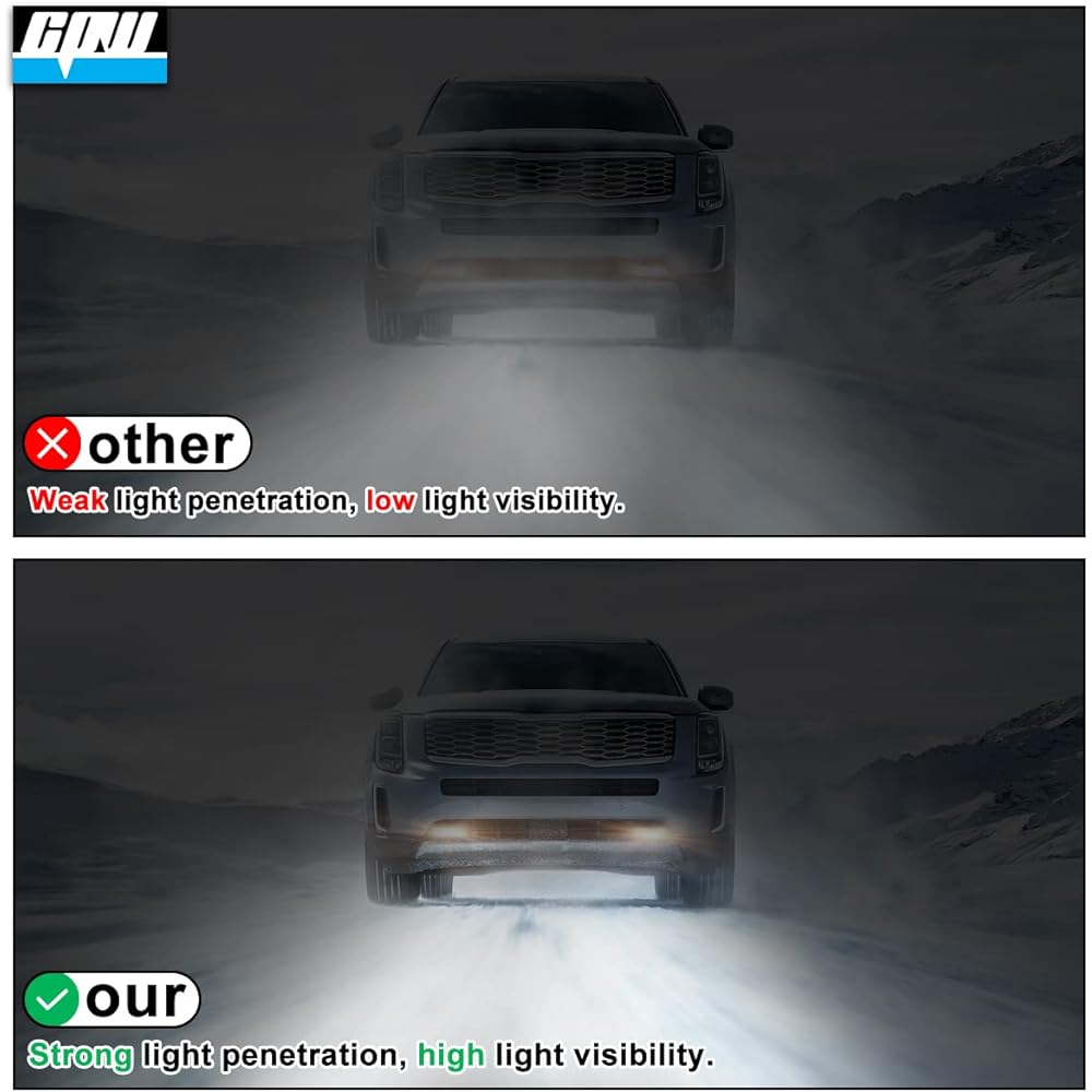 CPW replacement [2006 07 08 09 10 Toyota Siena] Driving LED Fog Light Pair + Wire + Switch Kit