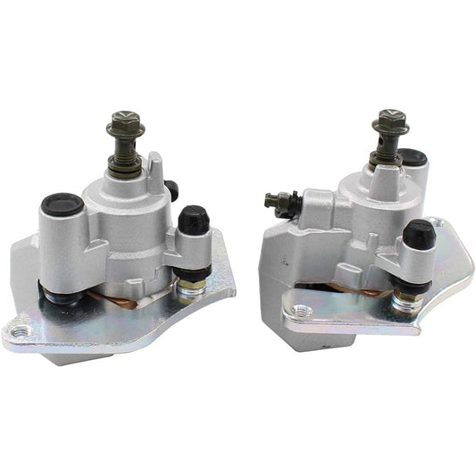 Front left and right brake caliper with pad 2 pack Honda Rancher 420 TRX420 Foreman 500 TRX500 Foreman Rubicon 500 ATV