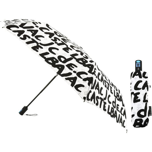 [Castelbajac] Umbrella, Automatic Open/Close, Folding, UV Protection, Water Repellent, For Sunny or Rainy Days, 55cm, 023046 CASTELBAJAC, 8 Ribs, Large, One Push, One Touch, Jump Type