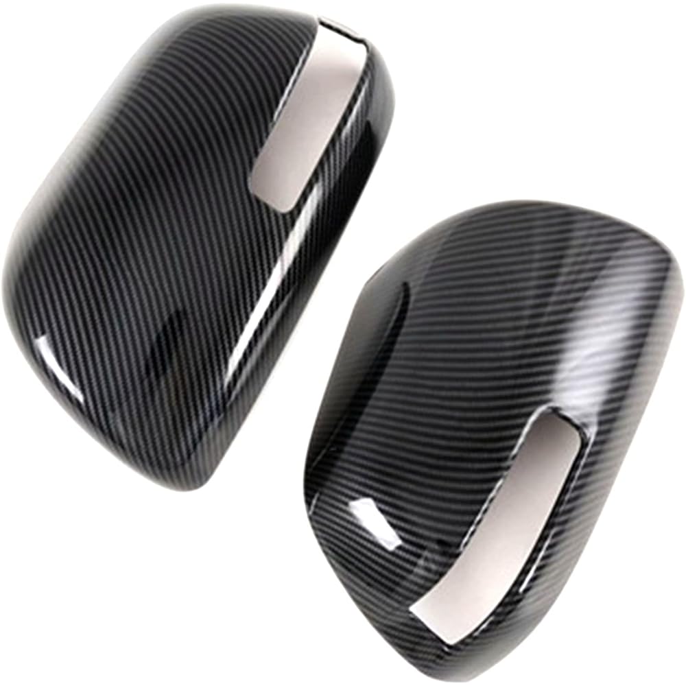 h&b General Purpose Side Mirror Cover for Toyota 20 Series Alphard Vellfire 70 Series Noah Voxy Carbon Style