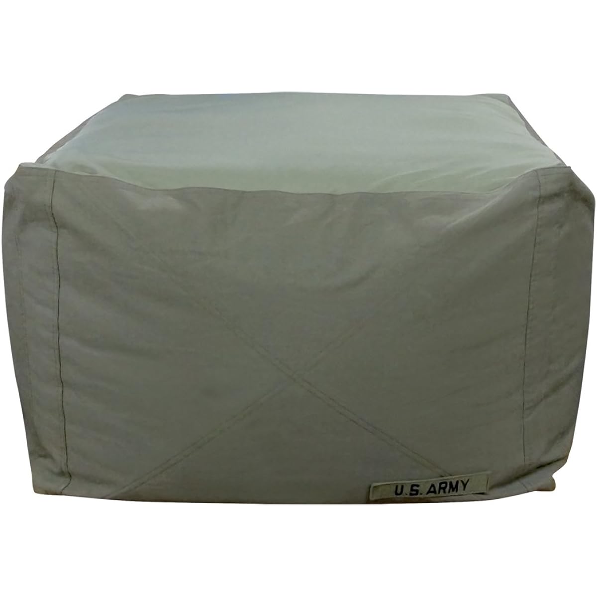 Bead cushion army cube chair L size khaki green PCM-6517AM