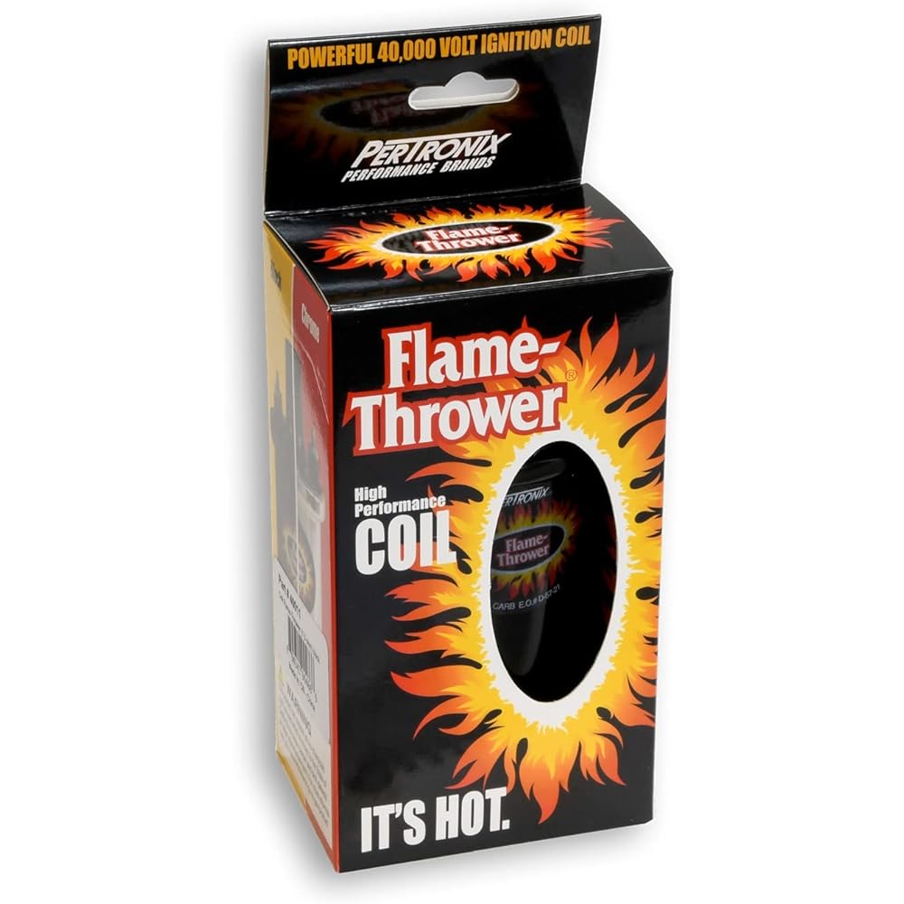 Pertronix 40011 Frame Slor 40,000 Bolt 1.5 Ohm Coil Black
