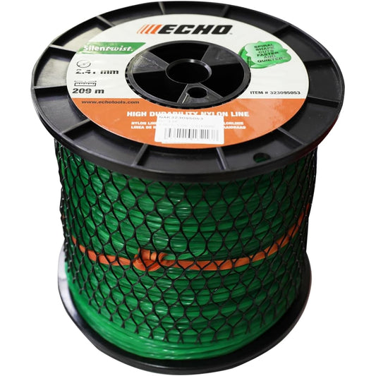 ECHO Yamabiko Nylon Cord for Grass Cutting Machine Twist Type 2.41mm Diameter x 209m SILENTWIST Silent Twist