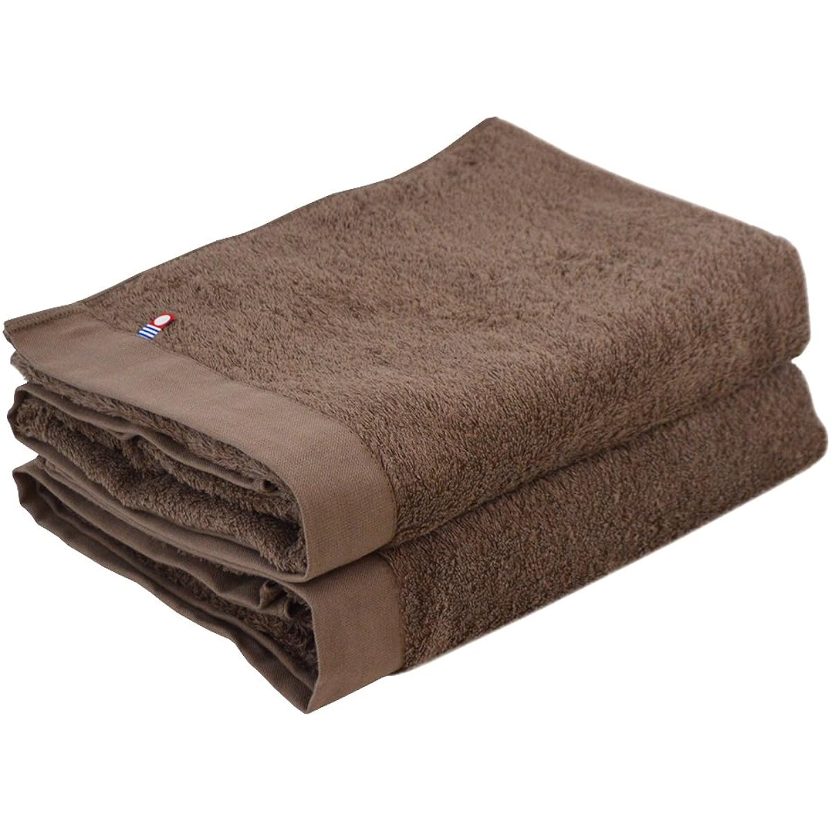 Imabari Towel Resort Hotel Style Bath Towel Set of 2 (Brown)